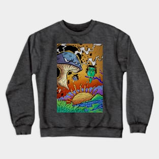 Angry Shrooms Crewneck Sweatshirt